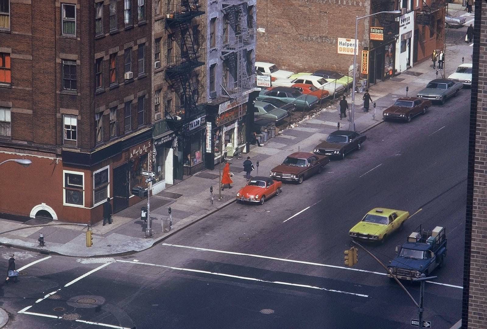Second Avenue at 26th Street, facing Northwest, c.1972