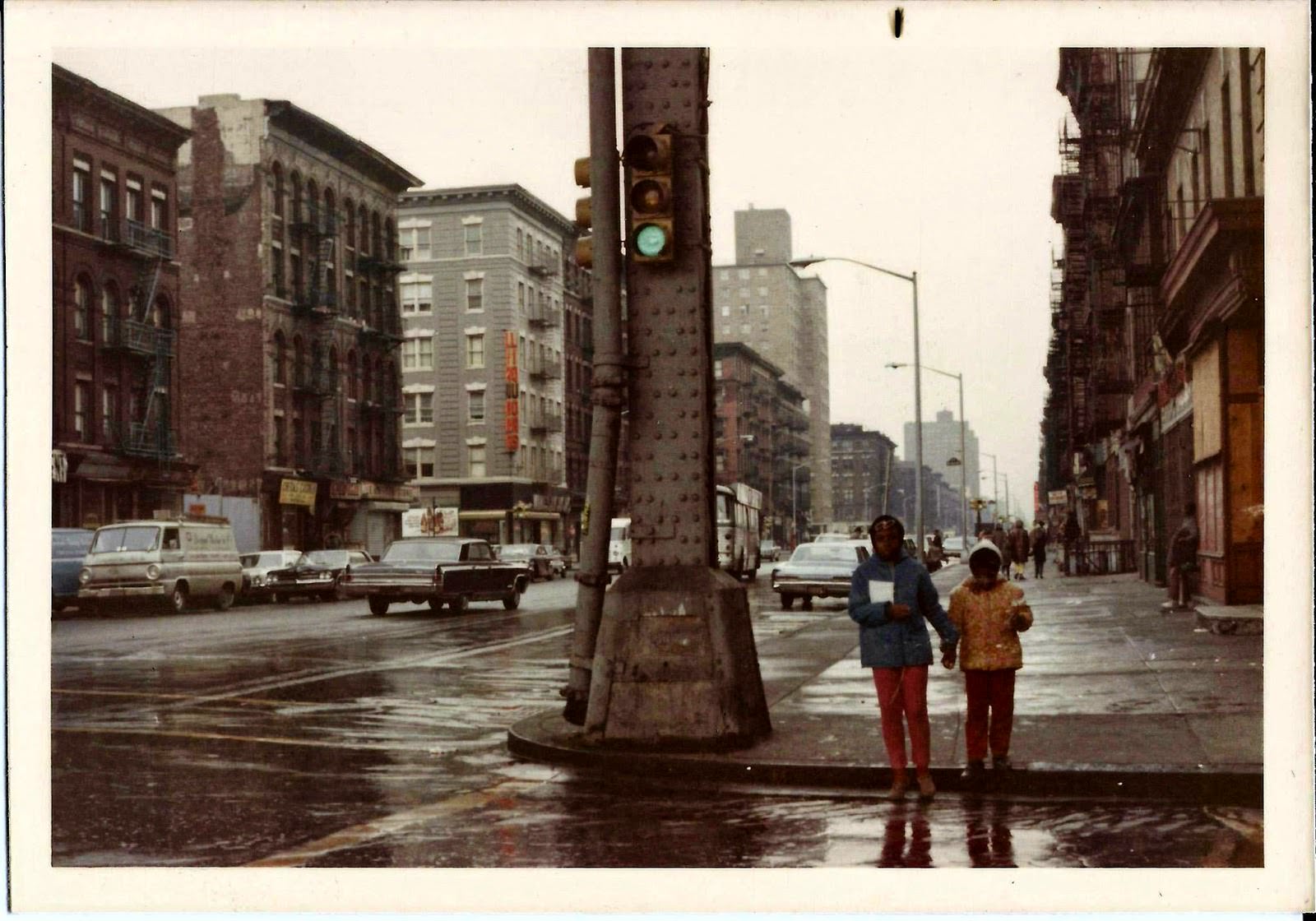 155th Street and Frederick Douglass Boulevard, facing South, 1970