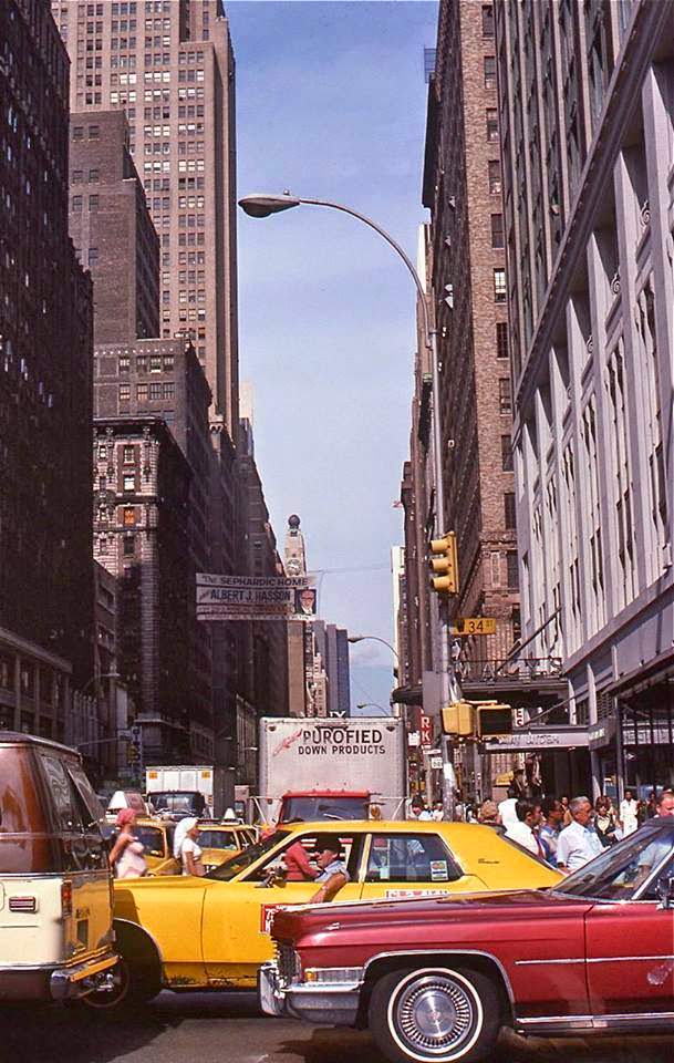 34th Street and 7th Avenue facing North, 1977