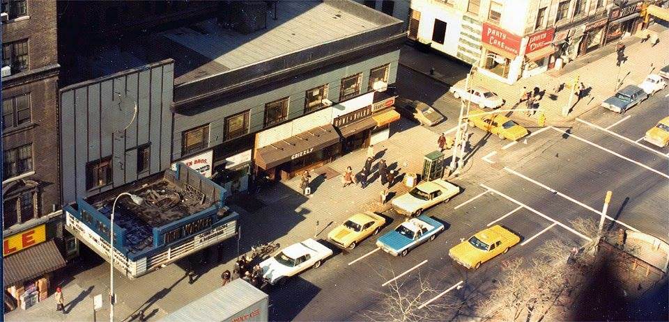 The old New Yorker Theater. West side of Broadway 88th to 89th Streets, c.1977
