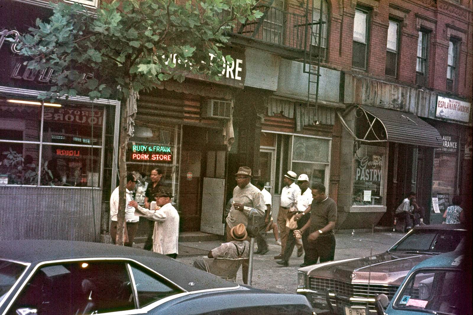 Amsterdam Avenue, between 144th Street and 145th Streets, 1971