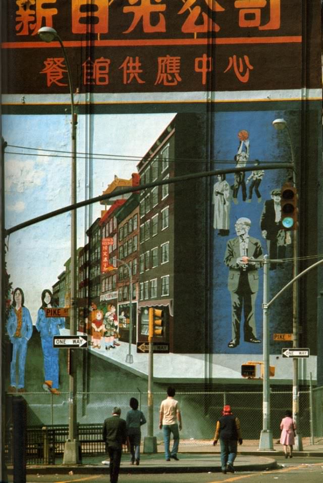 Opposite Radio City, photographed by Bernard Herrmann, 1977
