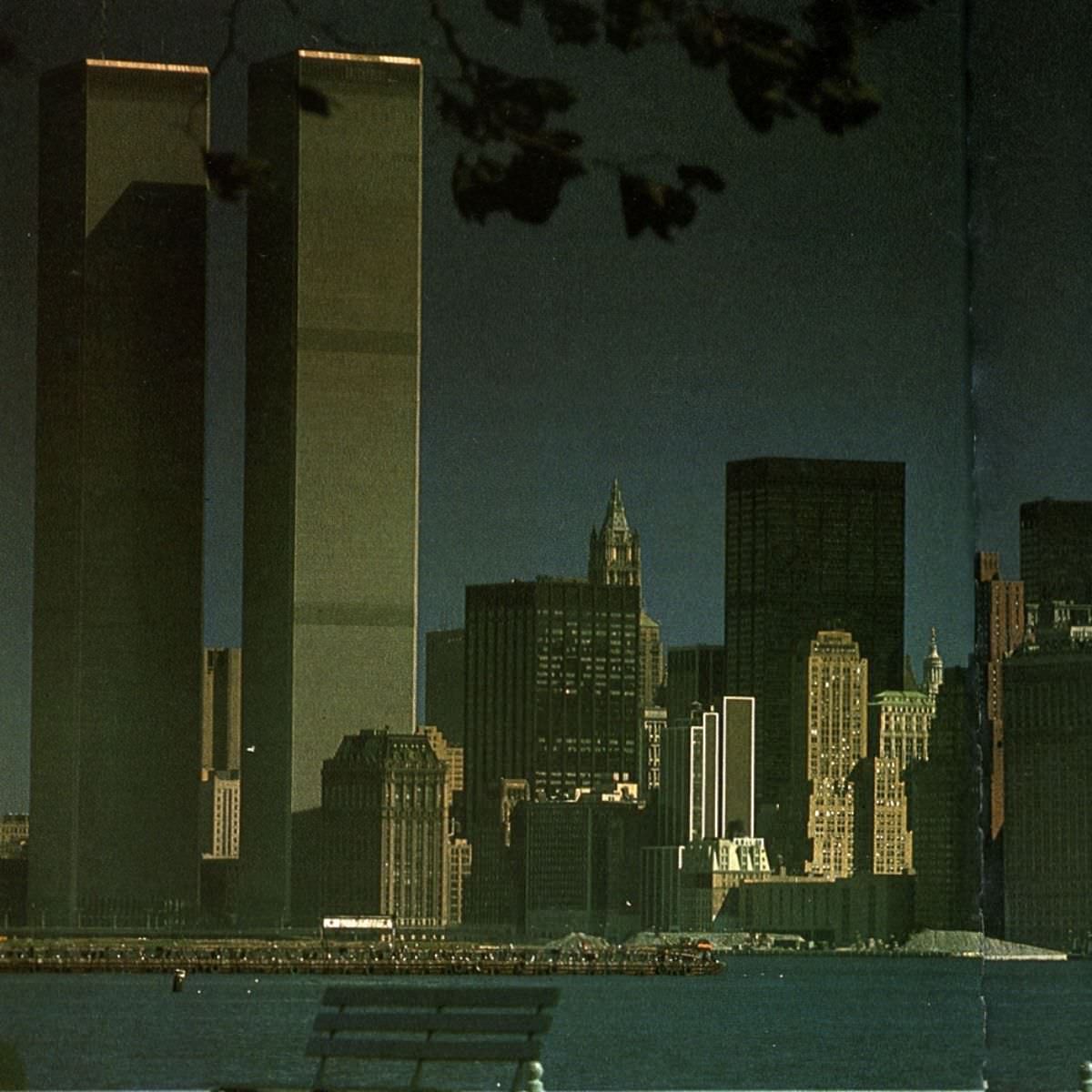 Twin Towers, photographed by Bernard Herrmann, 1977