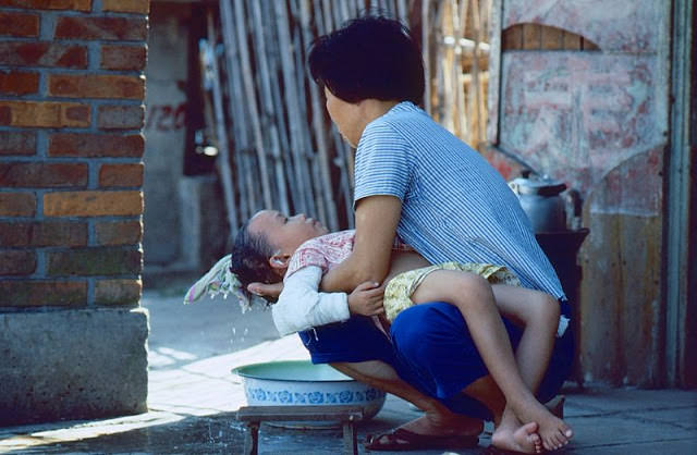 Guangdong. Daily wash, Guangzhou