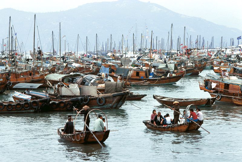 Cheung Chau Harbour, 1976