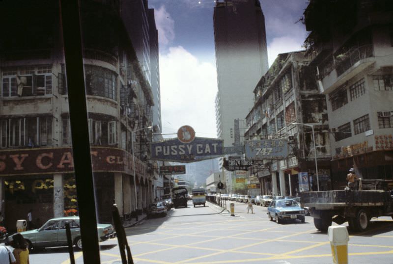 Pussycat Bar, Wanchai, 1979