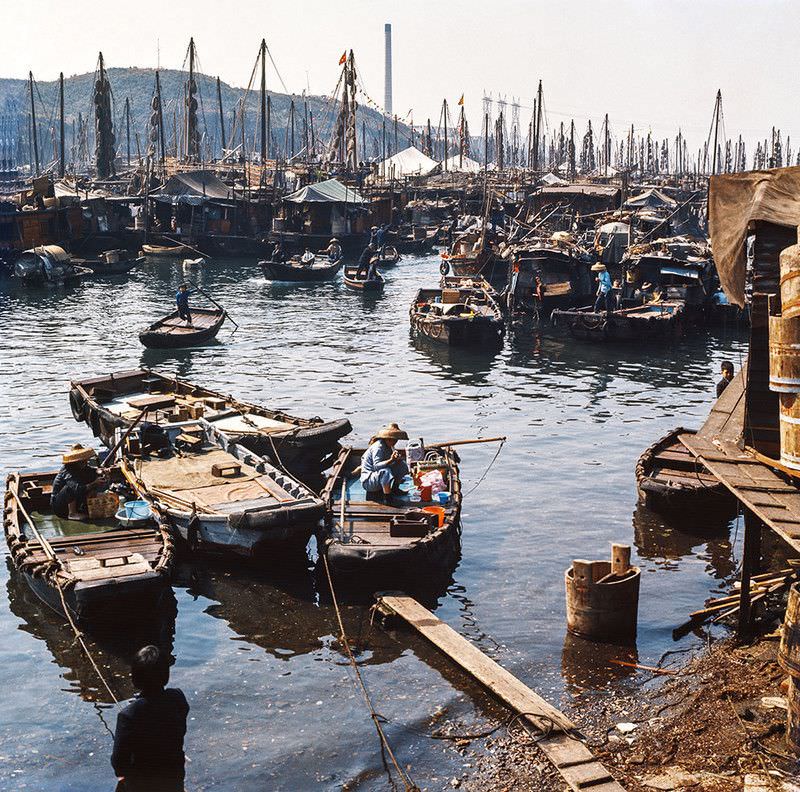 Aberdeen sampans, 1973