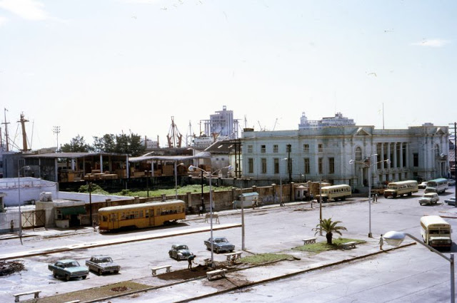 Veracruz. Tram on waterfront