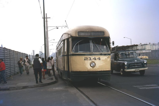 Mexico City. PCC No. 2144 near the railway station