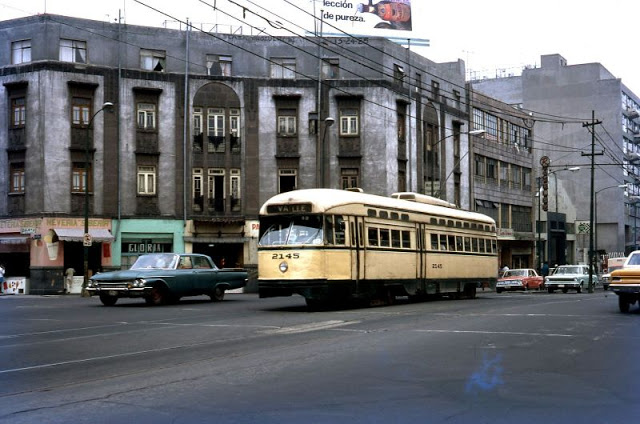 Mexico City. PCC No. 2145 near the Railway Station