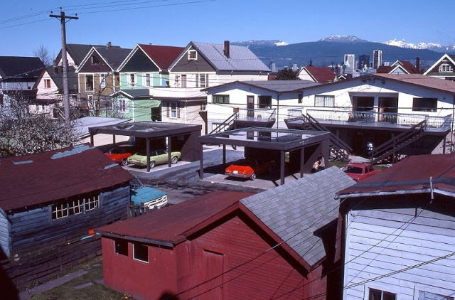 Looking north from 193 13th Ave. West, Vancouver, Spring 1978