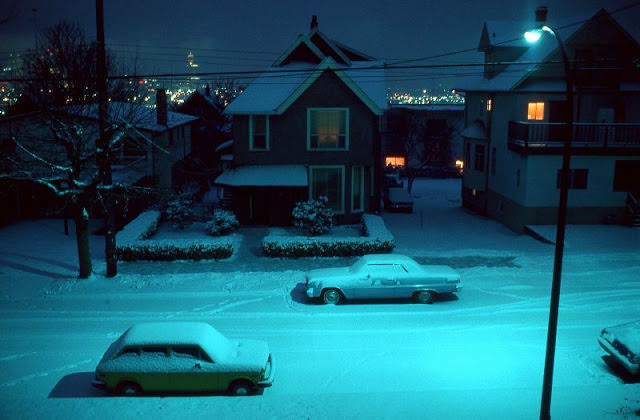 Looking towards downtown from 124 W. 11th Ave., Vancouver, 1977