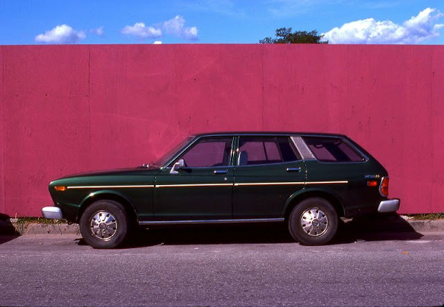 Pink Wall/Green Datsun, Vancouver, October 1977