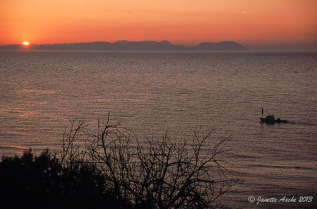 Sunset at Anzac Cove