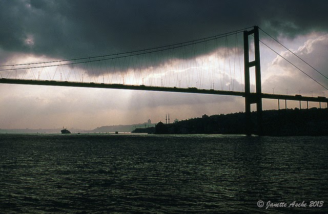 Bosphorus River bridge