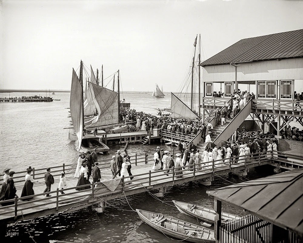 The Jersey Shore in 1904. Pier at the inlet, Atlantic City.
