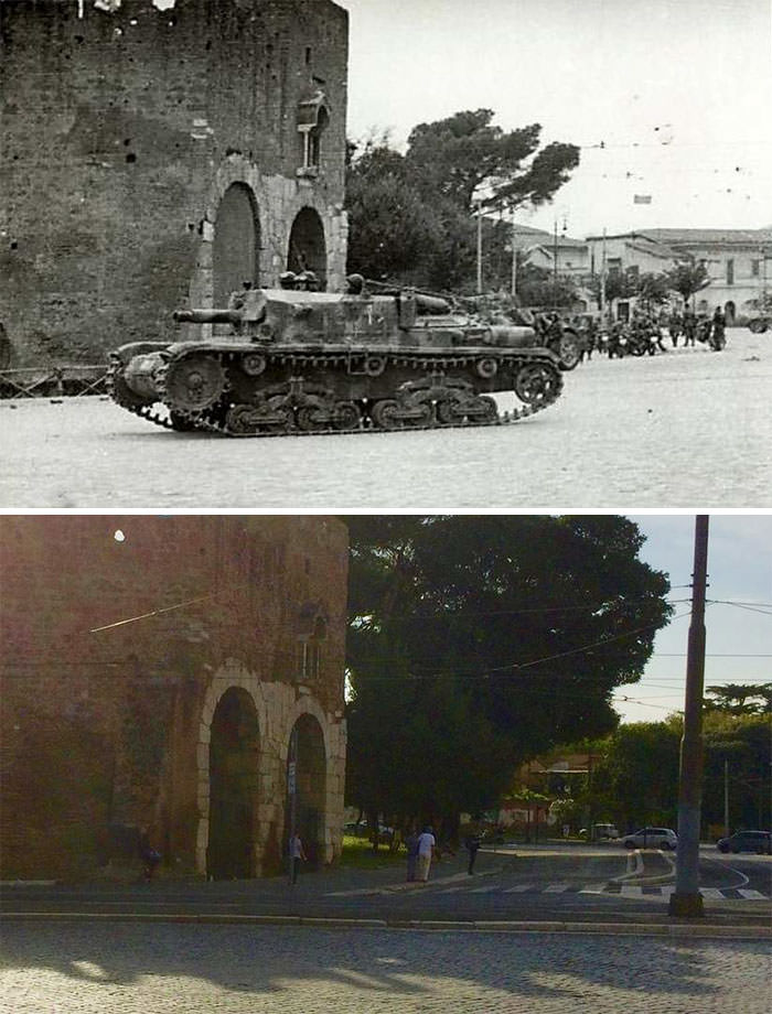 The Battle Of Porta San Paolo, Rome