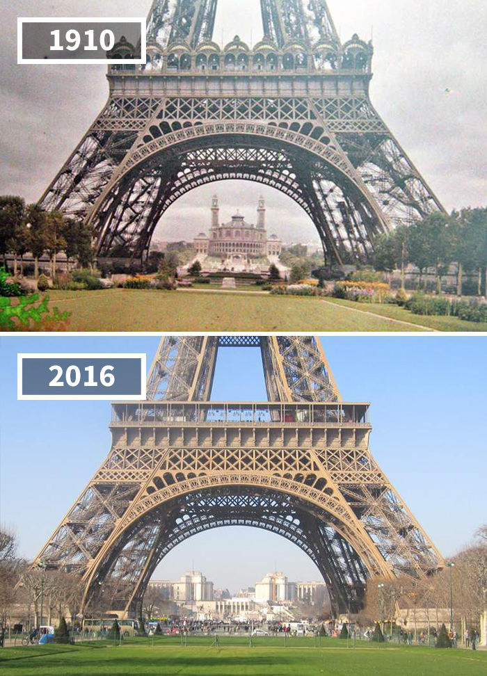Tour Eiffel, Paris, France, 1910 – 2016