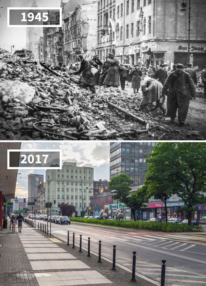 Marcin Street, Poznan, Poland, 1945 – 2017