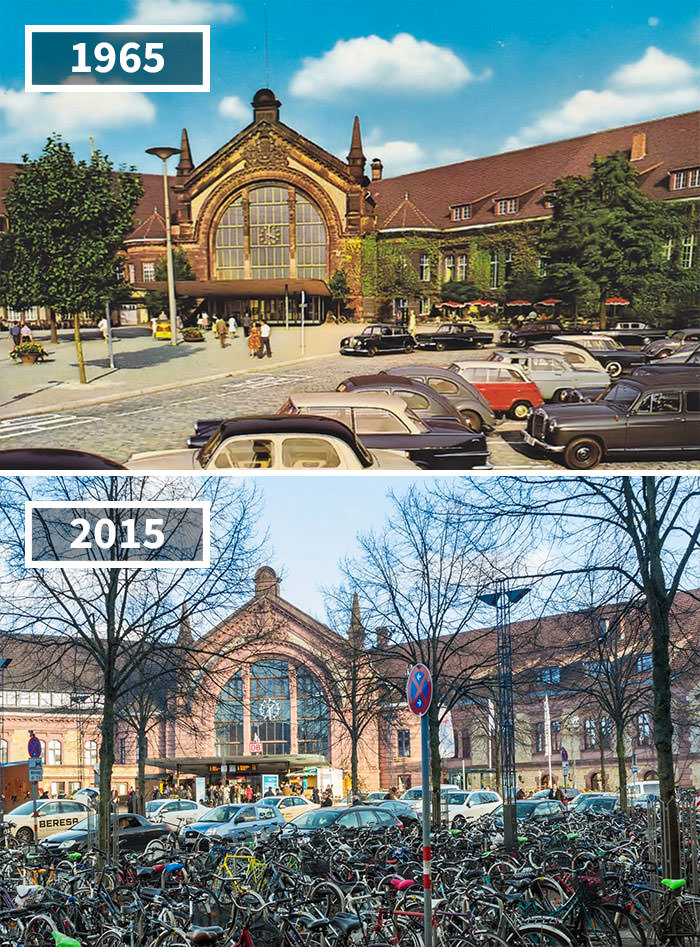 Osnabrück Central Railway Station, Germany, 1965 – 2015