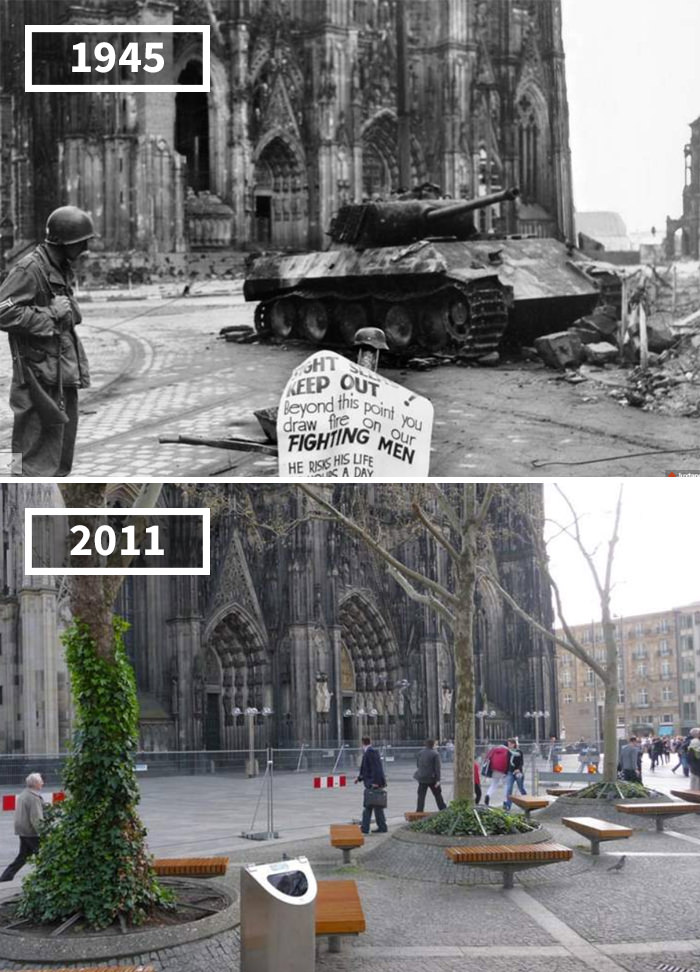 Köln Domplatte, Germany, 1945 – 2011