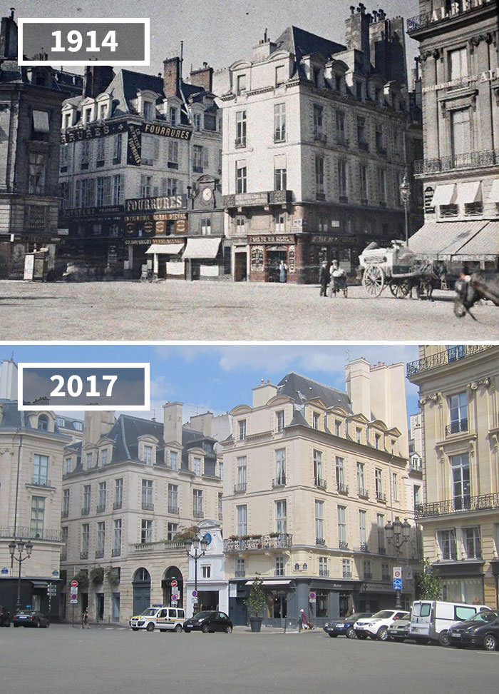 The Place Des Victoires, Paris, France, 1914 – 2017