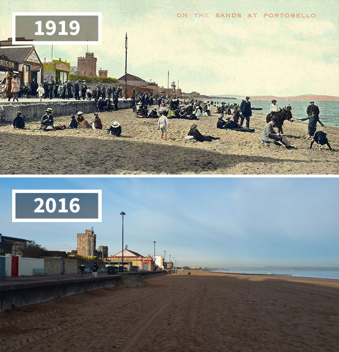 Portobello Beach, Edinburgh, Scotland, 1919 – 2016