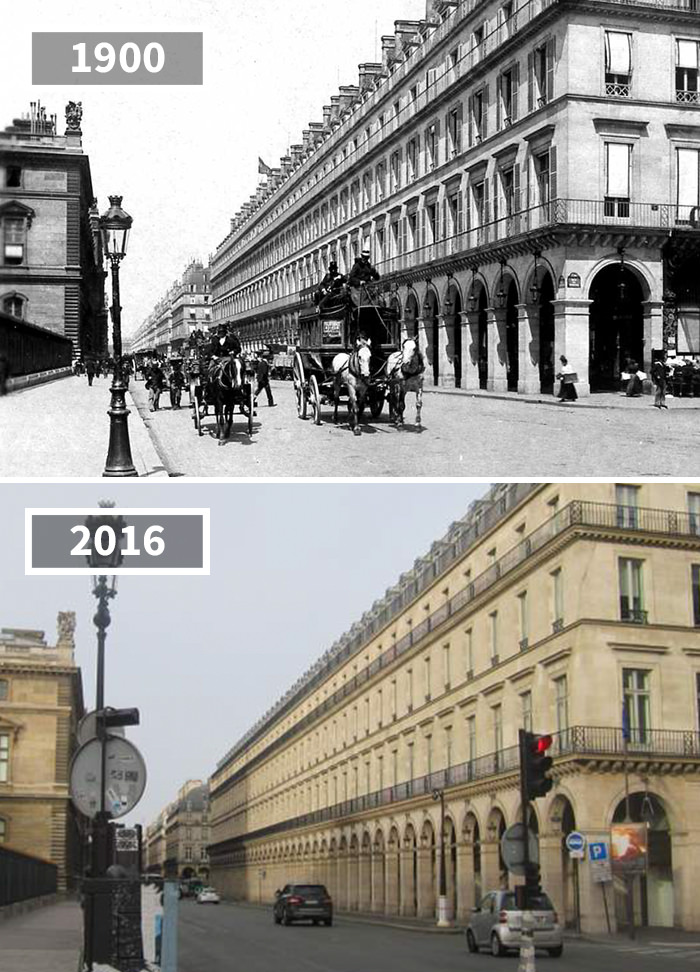 Rue De Rivoli, Paris, France, 1900 – 2016