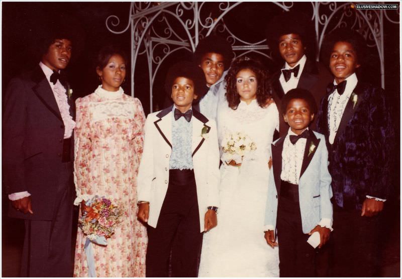 Tito and Delores Jackson wedding in June 1972