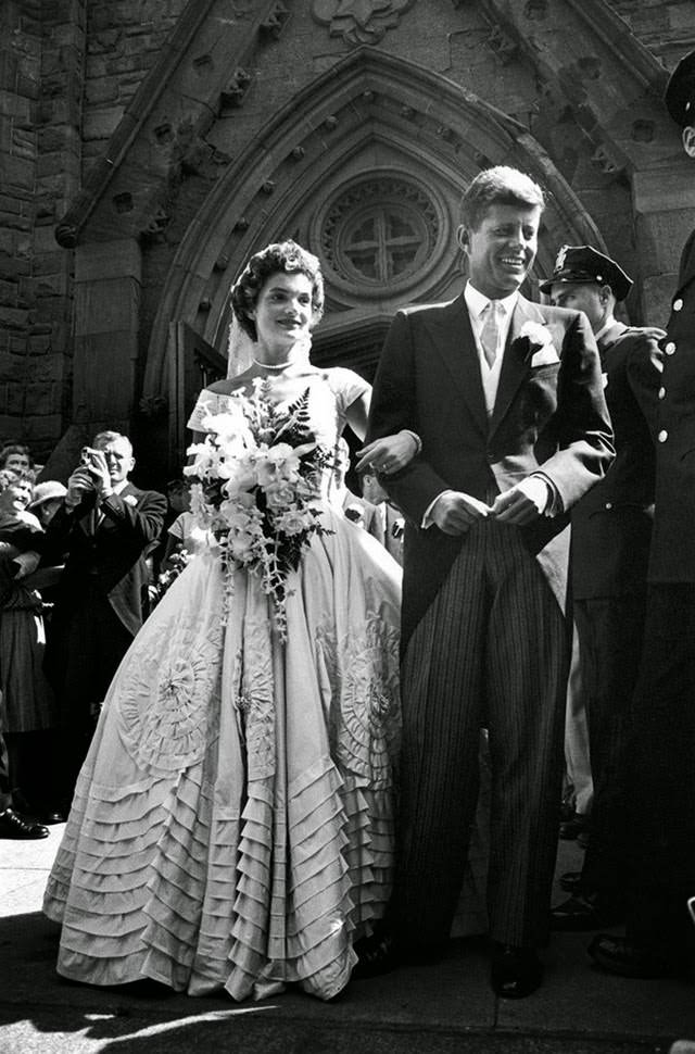 Jacqueline Bouvier and John F. Kennedy, 1953.
