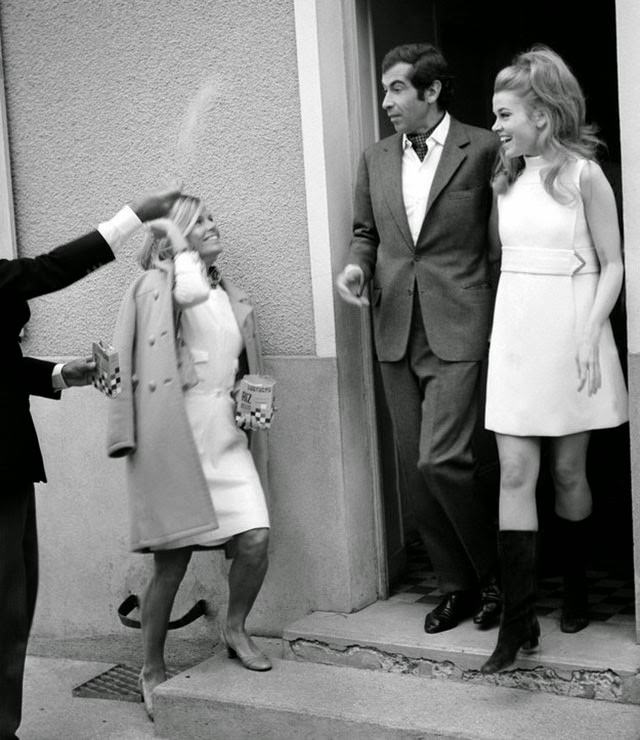 Jane Fonda and Roger Vadim, 1965.