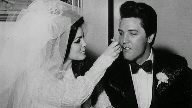 Priscilla Beaulieu and Elvis Presley, 1967.