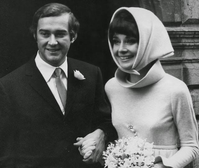 Audrey Hepburn and Andrea Dotti, 1969.