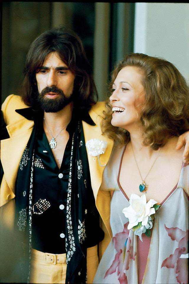 Faye Dunaway and Peter Wolf, 1974.