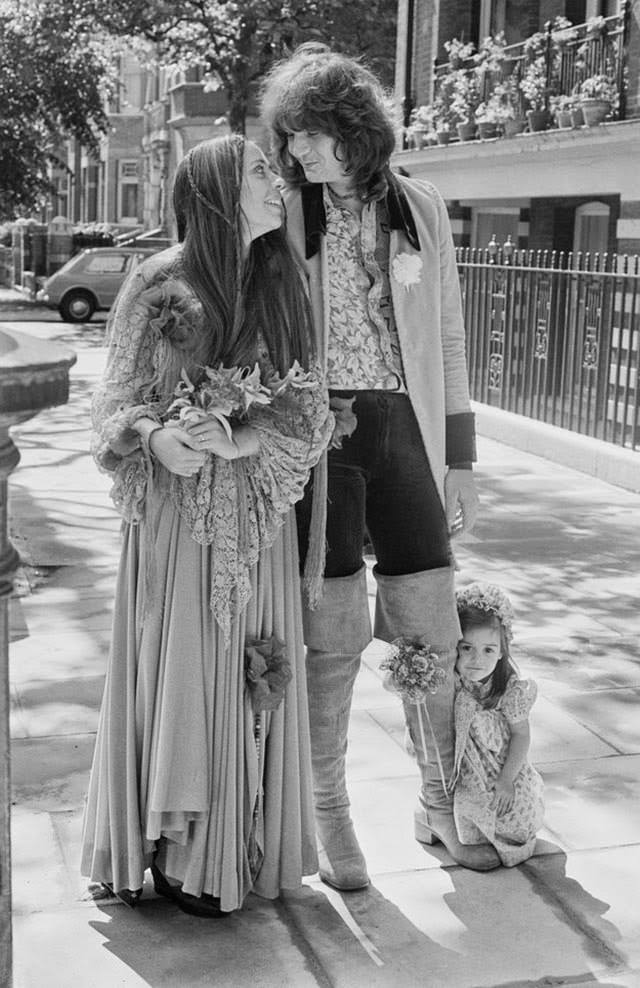 Chris Squire and Nikki James, 1972.
