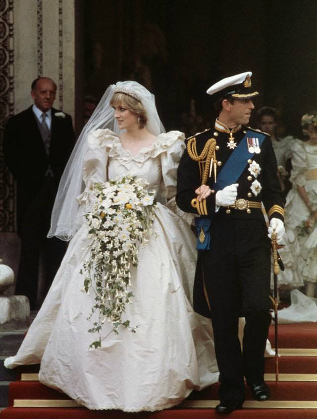 Princess Diana and Prince Charles, 1981.