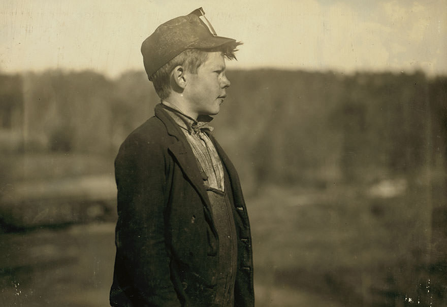 Dave, a young “pusher” at Bessie mine, Alabama. Location: Bessie mine, Alabama