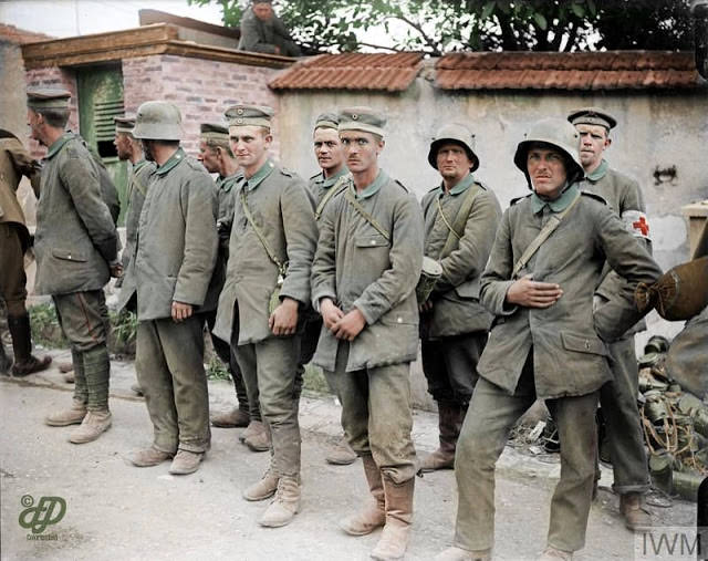 German prisoners at Mareuil, July 1918