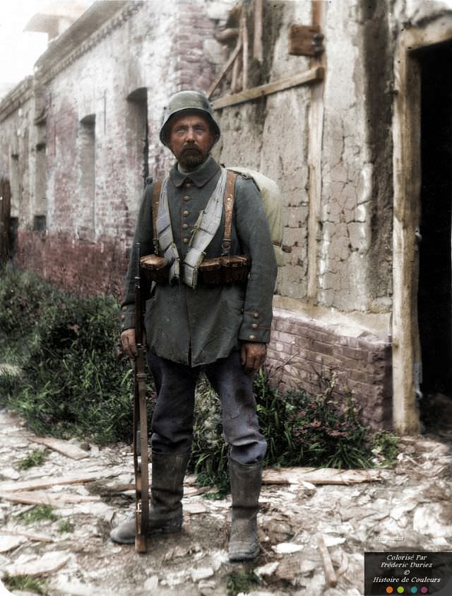 Landsturmmmann Leopold Schmälter, Preußisches Landwehr Infanterie Regiment 15, III. Bataillon, 11. Kompagnie, August 1917