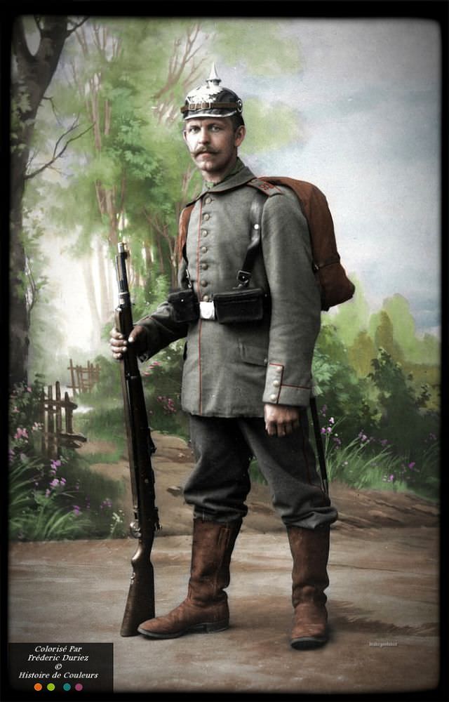 Prussian infantryman from the 93rd Reserve Infanterie Regiment