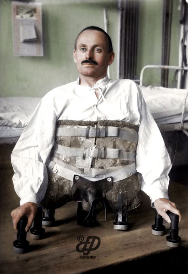 Remembering the time when I was severely wounded during an air-raid in France on 25.04. 1917. Dominikus Müller'