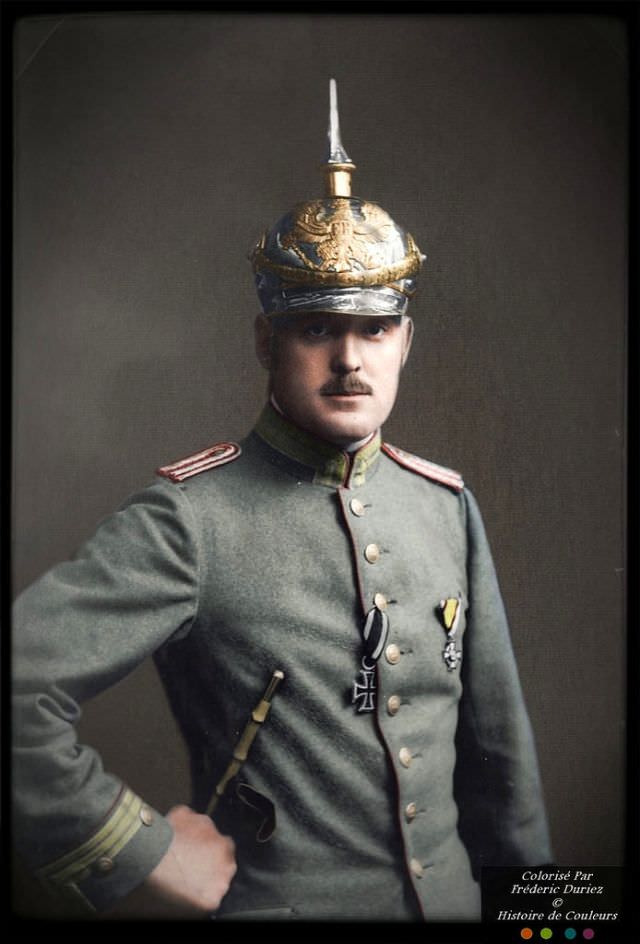 Anonymous portrait of an officer of a German cuirassier regiment