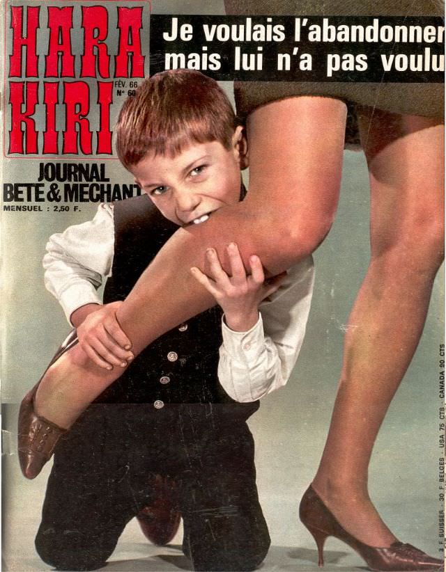 50+ Insane Covers From ‘Hara Kiri,’ The Magazine So ‘Stupid and Nasty’ That Was Banned By The French Government