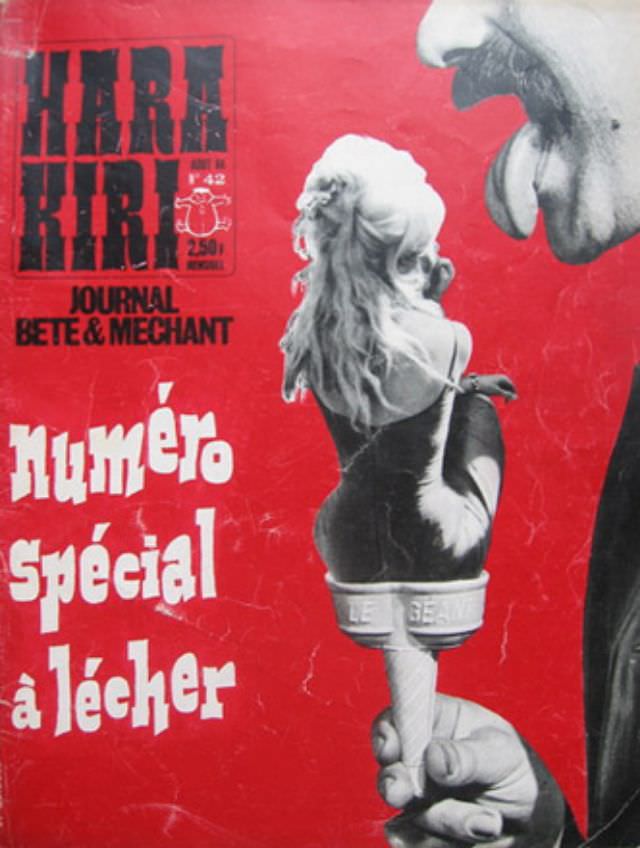 50+ Insane Covers From ‘Hara Kiri,’ The Magazine So ‘Stupid and Nasty’ That Was Banned By The French Government