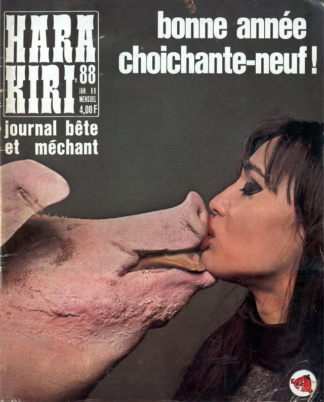 50+ Insane Covers From ‘Hara Kiri,’ The Magazine So ‘Stupid and Nasty’ That Was Banned By The French Government