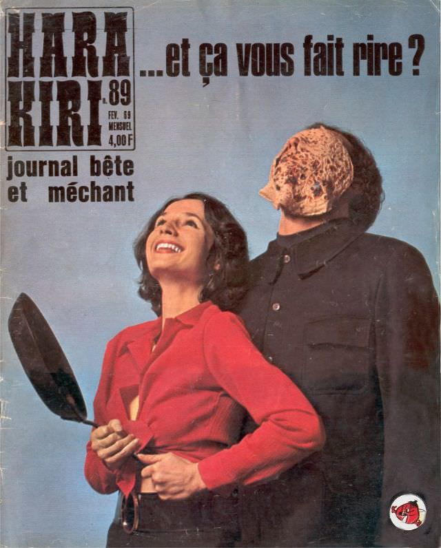 50+ Insane Covers From ‘Hara Kiri,’ The Magazine So ‘Stupid and Nasty’ That Was Banned By The French Government