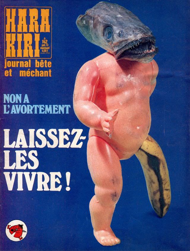 50+ Insane Covers From ‘Hara Kiri,’ The Magazine So ‘Stupid and Nasty’ That Was Banned By The French Government