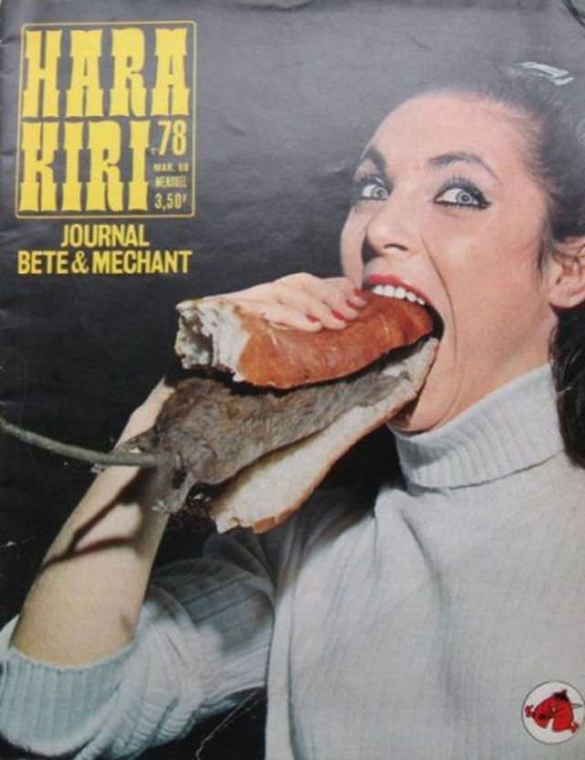 50+ Insane Covers From ‘Hara Kiri,’ The Magazine So ‘Stupid and Nasty’ That Was Banned By The French Government