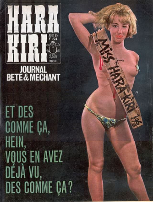 50+ Insane Covers From ‘Hara Kiri,’ The Magazine So ‘Stupid and Nasty’ That Was Banned By The French Government