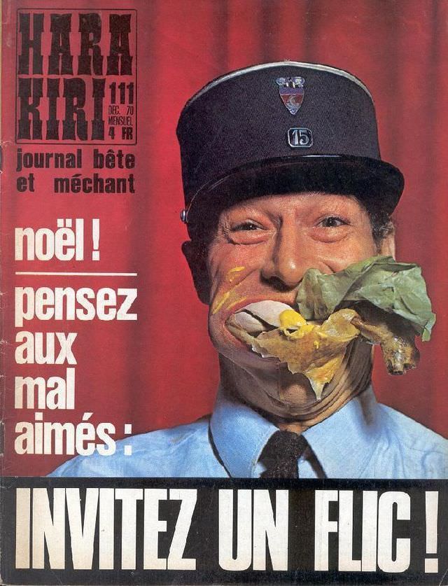 50+ Insane Covers From ‘Hara Kiri,’ The Magazine So ‘Stupid and Nasty’ That Was Banned By The French Government